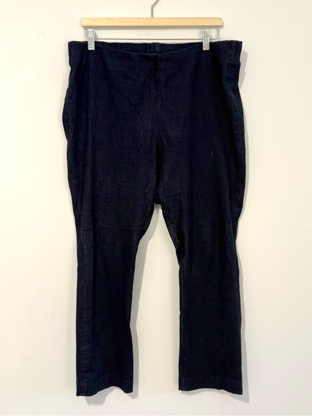 Ann Mashburn Denim Pull-On Pants Women’s Large Navy Blue Stretch